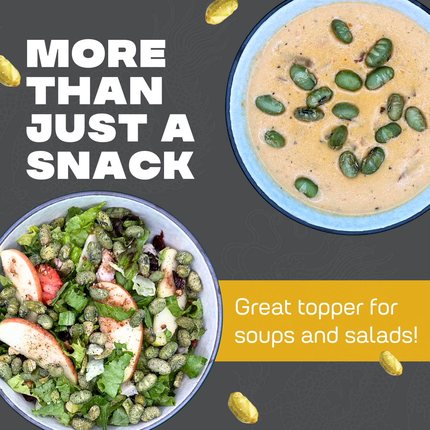 Truffle Salt - Toasted & Crunchy Edamame Snacks (8pack) 0.9oz