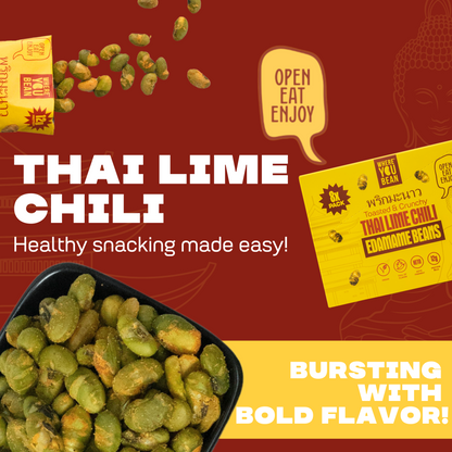 Thai Lime Chili - Toasted & Crunchy Edamame Snacks (8pack) 0.9oz