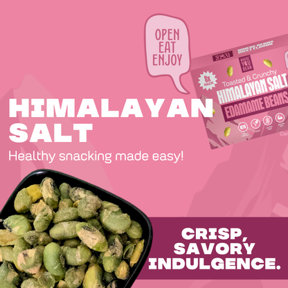 Himalayan Salt - Toasted & Crunchy Edamame Snacks (8pack) 0.9oz
