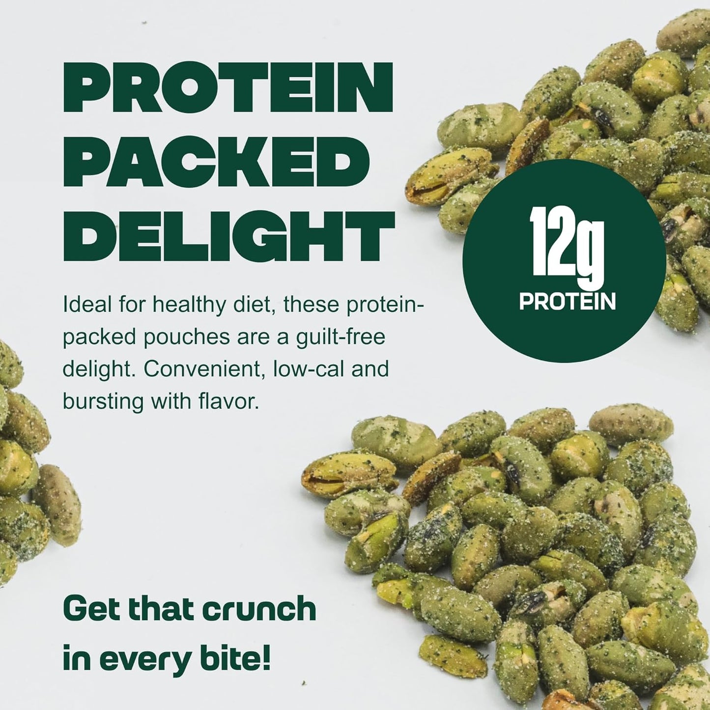 Seaweed Furikake - Toasted & Crunchy Edamame Snacks (8 pack) 0.9oz