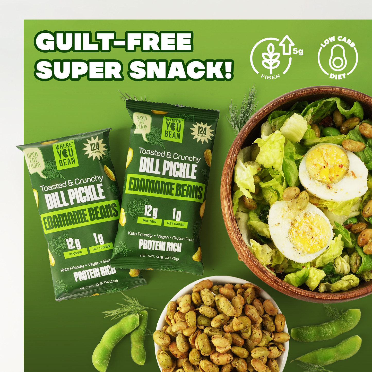 Where You Bean Edamame Beans Snack