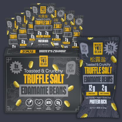 Truffle Salt - Toasted & Crunchy Edamame Snacks (8pack) 0.9oz