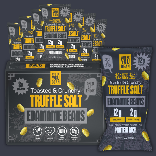Truffle Salt - Toasted & Crunchy Edamame Snacks (8pack) 0.9oz