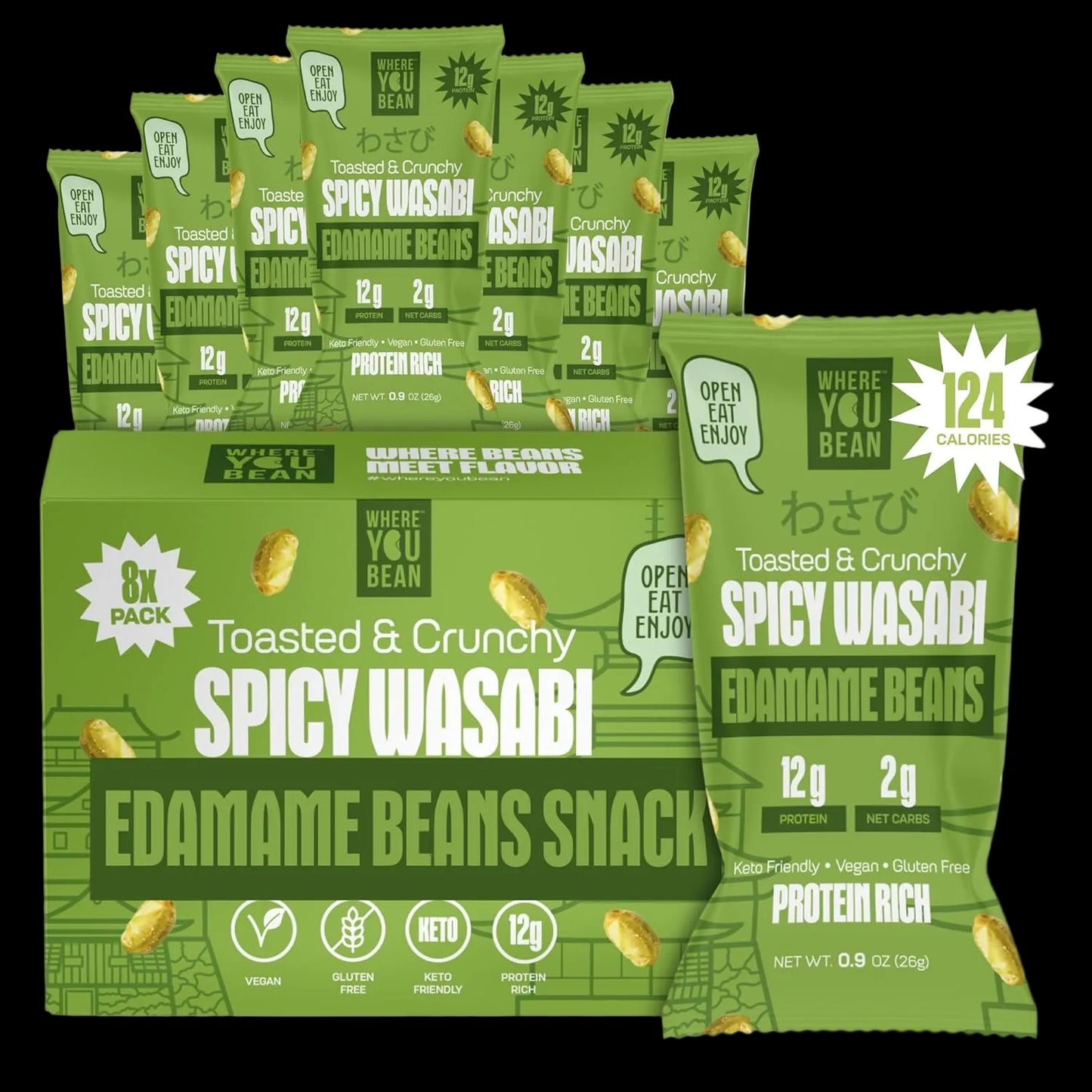 Where You Bean Edamame Beans Snack