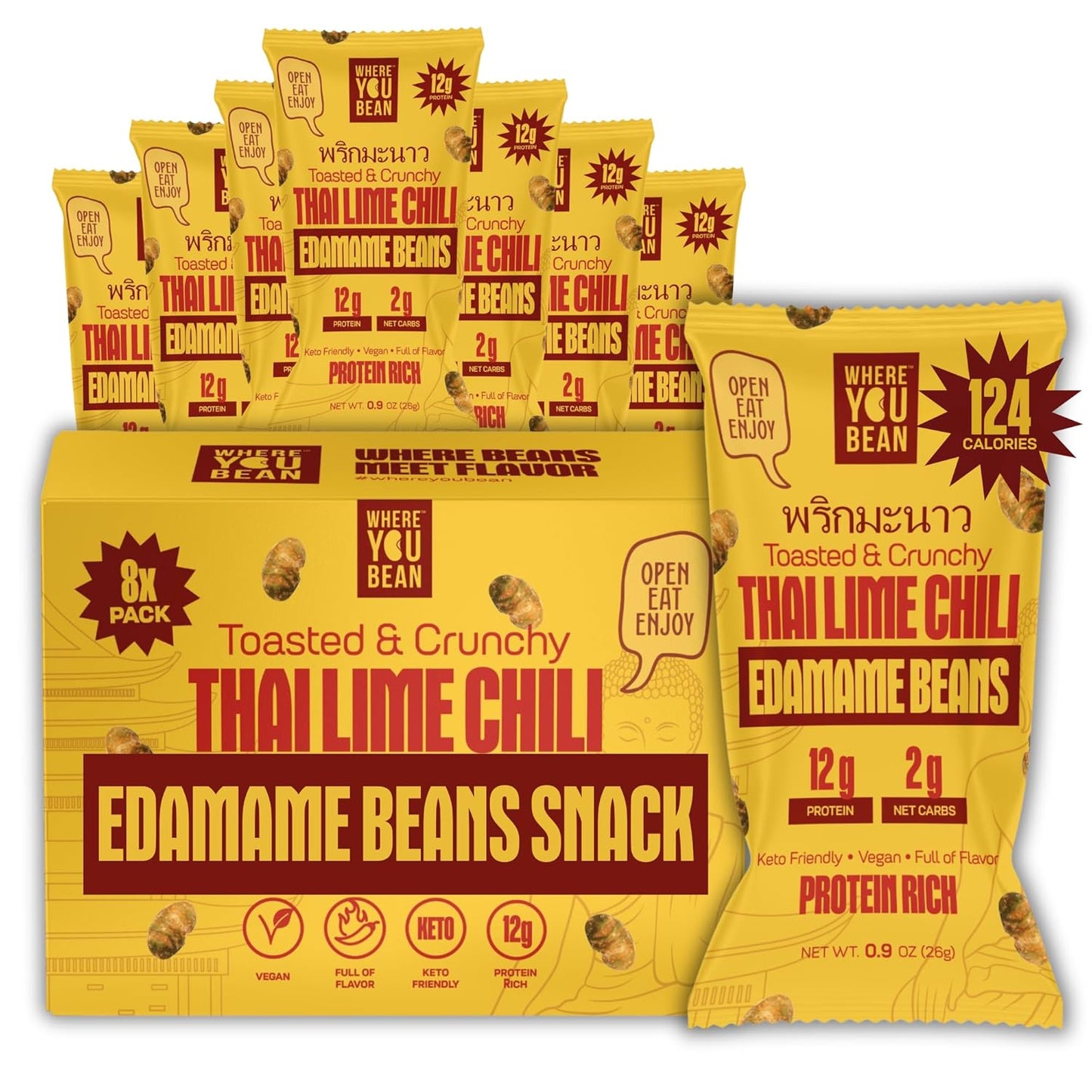 Where You Bean Edamame Beans Snack