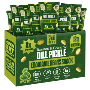 Dill Pickle - Toasted & Crunchy Edamame Snacks (8pack) 0.9oz
