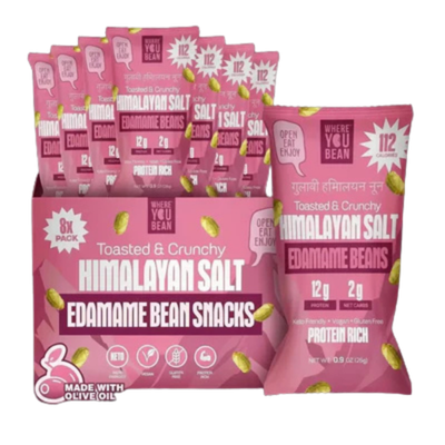 Himalayan Salt - Toasted & Crunchy Edamame Snacks (8pack) 0.9oz