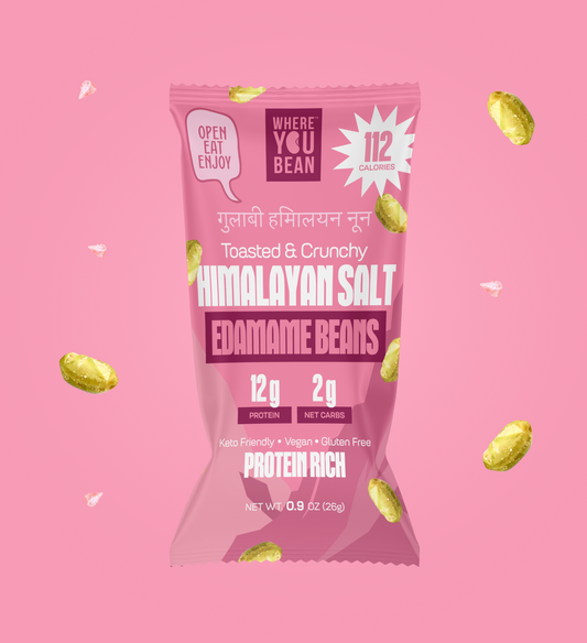 Himalayan Salt - Toasted & Crunchy Edamame Snacks (8pack) 0.9oz