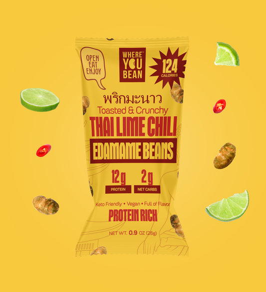 Thai Lime Chili - Toasted & Crunchy Edamame Snacks (8pack) 0.9oz